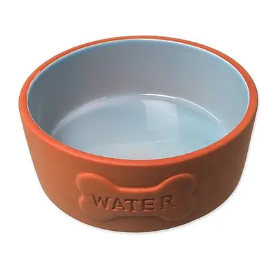 Miska DF keramická cihlová/modrá WATER 13x5cm, 350ml