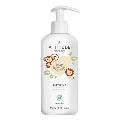 ATTITUDE Dětské tělové mléko Baby leaves s vůní hruškové šťávy 473 ml