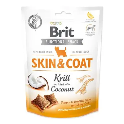 BRIT Care Dog Functional Snack Skin and Coat Krill 150 g