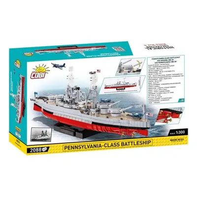 Cobi 4842 Bitevní loď USS Arizona BB-39/USS Pennsylvania BB-38, 2v1, EXECUTIVE EDITION