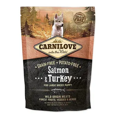 CARNILOVE Salmon & Turkey for Large Breed Puppy 1,5 kg