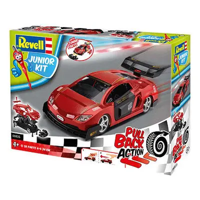 Junior Kit auto 00835 - Pull Back Racing Car (červené) (1:20)