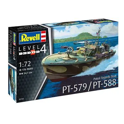 Revell Plastic ModelKit loď 05165 - Patrol Torpedo Boat PT-588/PT-579 (1:72)