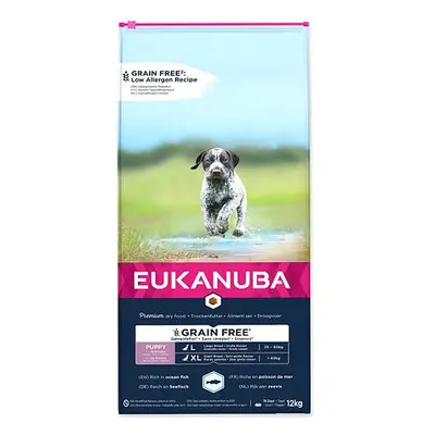 EUKANUBA Puppy & Junior Large & Giant Breed Grain Free Ocean Fish 12 kg