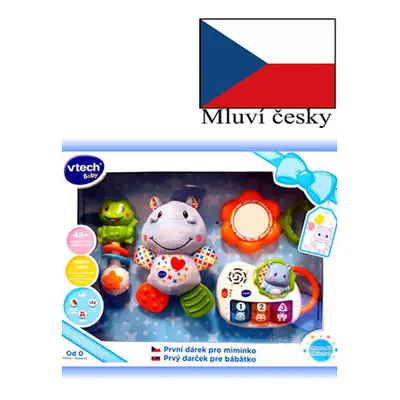 Vtech První dárek pro miminko (CZ) - modrý