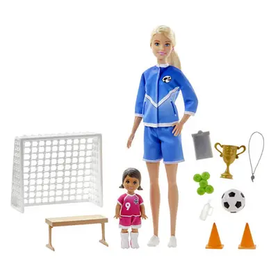 Mattel Barbie Fotbalová trenérka s panenkou Herní set, více druhů