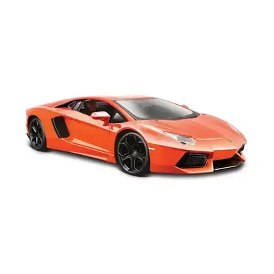 Maisto - Lamborghini Aventador Coupé, metal oranžová, 1:24