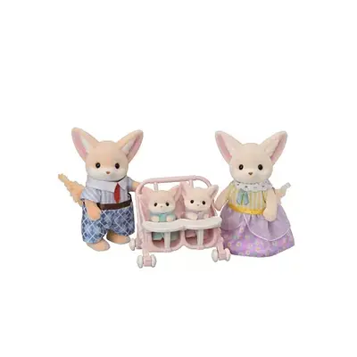 Sylvanian Families Rodina fenků s dvojčaty