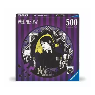 Ravensburger Kruhové puzzle: Wednesday 500 dílků