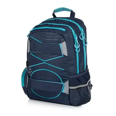 Oxybag Studentský batoh OXY Sport PASTEL LINE blue