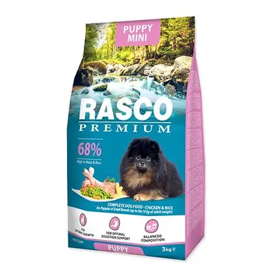 Granule RASCO Premium Puppy Mini kuře s rýží 3 kg