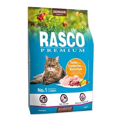 Granule RASCO Premium Senior krůtí s brusinkou a lichořeřišnicí 2 kg