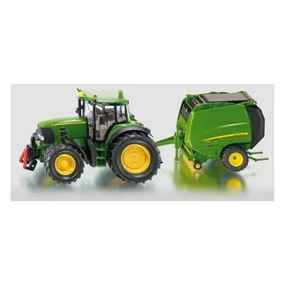 Siku John Deere traktor s balíkovačkou