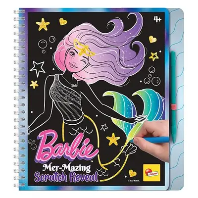 Lisciani BARBIE SKETCH BOOK MER-MAZING SCRATCH REVEAL