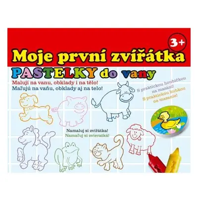 Teddies Pastelky do vany Moje první zvířátka 10 ks v krabičce