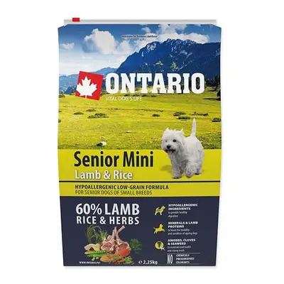 ONTARIO Senior Mini Lamb & Rice 2.25 kg