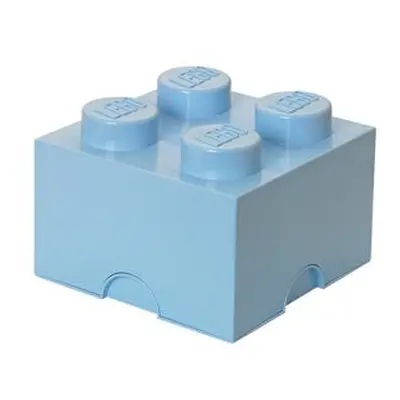 LEGO úložný box 4 - světle modrá