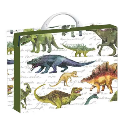 OXYBAG Kufřík lamino hranatý A4 - Dino