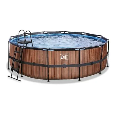 EXIT Frame Pool o450x122cm (12v Sand filter) – Timber Style