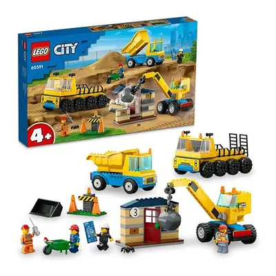 LEGO® City 60391 Vozidla ze stavby a demoliční koule