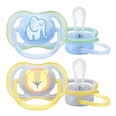 AVENT Šidítko Ultra air Pastel 0-6 m chlapec, 2 ks