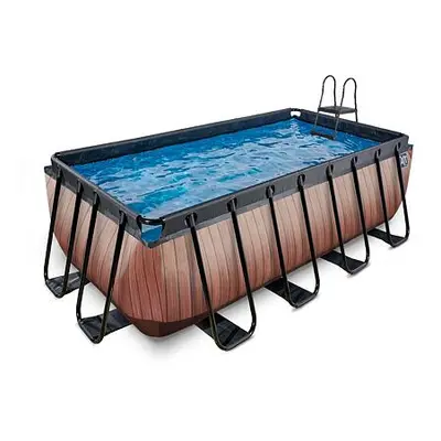 EXIT Frame Pool 4x2x1.22m (12v Cartridge filter) – Timber Style