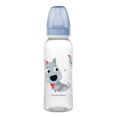 CANPOL BABIES Láhev s potiskem HAPPY ANIMALS 250 ml