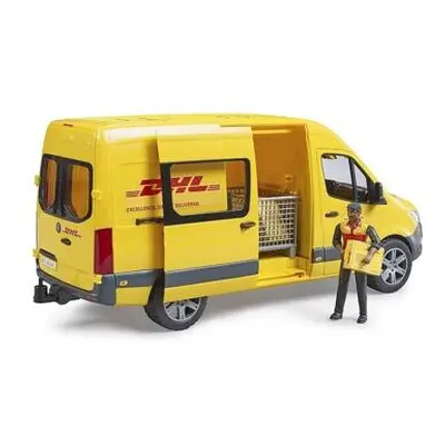 Bruder Mercedes Benz Sprinter DHL + figurka, gitrbox