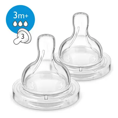 AVENT Dudlík Anti-colic/Classic+ 3 střední průtok, 2 ks