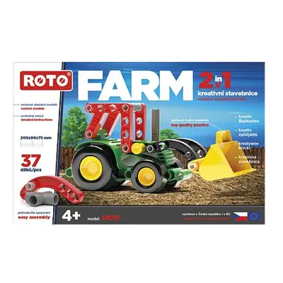 Efko ROTO 2v1 Traktor, 37 dílků