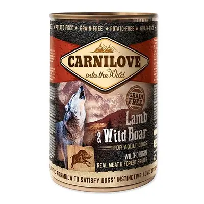 Konzerva CARNILOVE Dog Wild Meat Lamb & Wild Boar 400 g