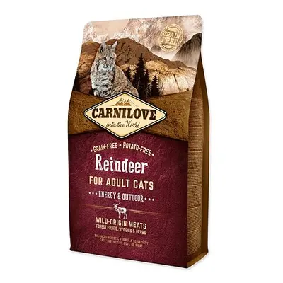 CARNILOVE Reindeer Adult Cats Energy and Outdoor 2 kg