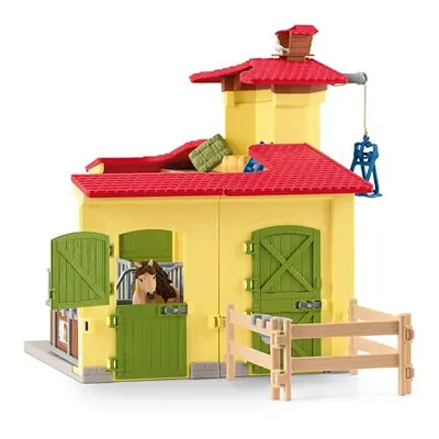 Schleich Box pro poníky s hřebcem islandského poníka