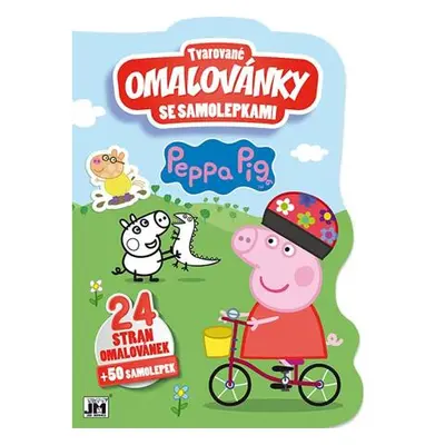 Tvarované omalovánky/ Peppa