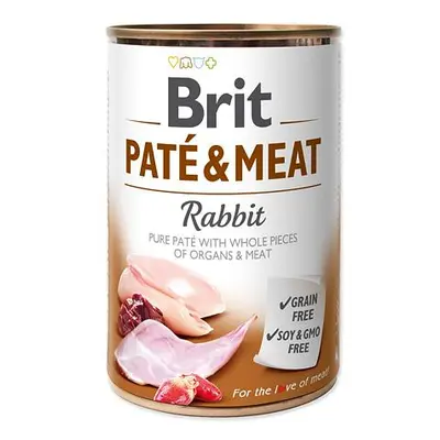 Konzerva BRIT Paté & Meat Rabbit 400 g