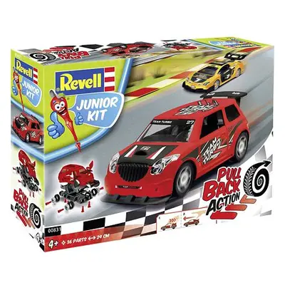 Junior Kit auto 00831 - Pull Back Rallye Car (červené) (1:20)