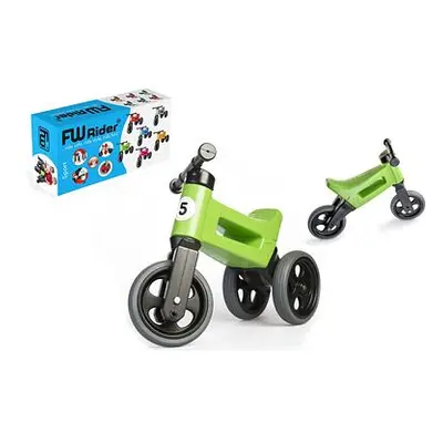 TEDDIES Odrážedlo FUNNY WHEELS Rider Sport 2v1 zelené v krabici