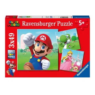 Ravensburger Super Mario Puzzle 3x49 dílků