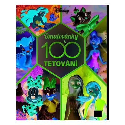 Jiri Models 100 tetování s omalovánkami Disney, holky