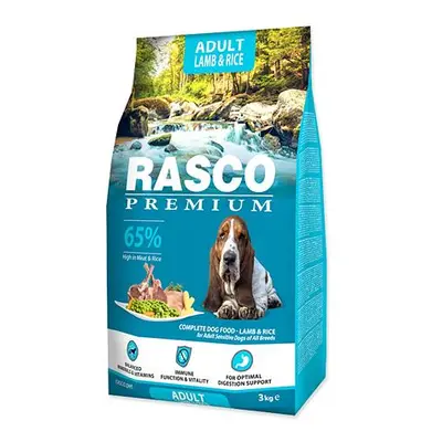 Granule RASCO Premium Adult jehně s rýží 3 kg