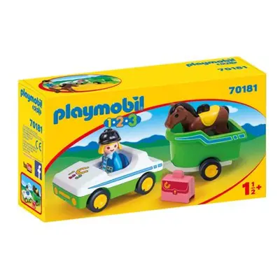 Playmobil Auto s přepravníkem na koně