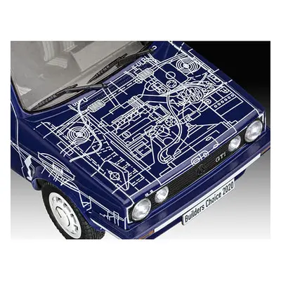 Plastic ModelKit auto 07673 - VW Golf Gti "Builders Choice" (1:24)