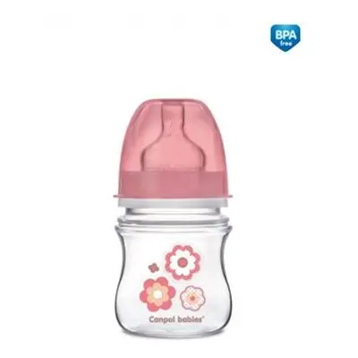 CANPOL BABIES Láhev se širokým hrdlem NEWBORN BABY 120ml béžová