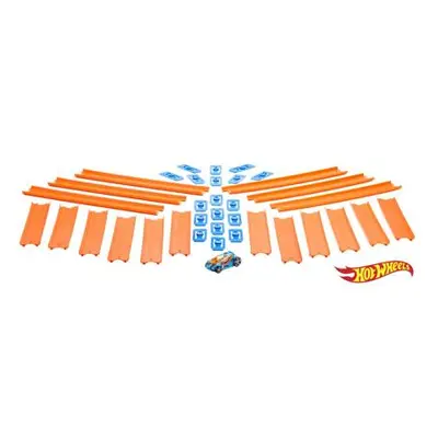 Mattel Hot Wheels Track Builder Dlouhá dráha s angličákem