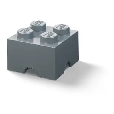 LEGO úložný box 4 - tmavě šedá