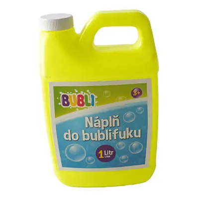 BUBLI Náhradní náplň do bublifuku, 1L, 2 druhy