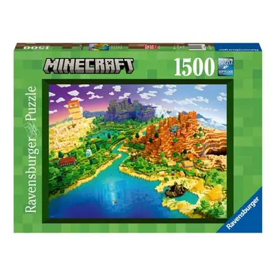 Ravensburger Minecraft: Svět Minecraftu Puzzle 1500 dílků