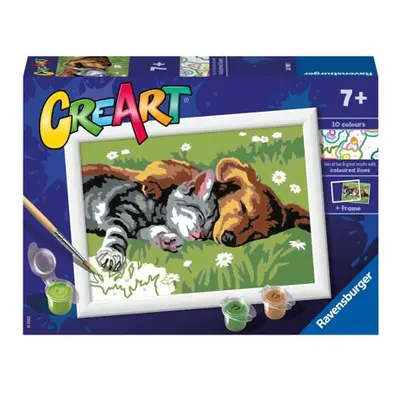 Ravensburger CreArt Spící pes a kočka