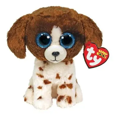 TY Beanie Boos MUDDLES - hnědobílý pes, 15 cm