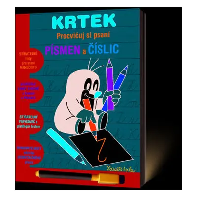 Krtek Procvičuj si psaní písmen a číslic 1